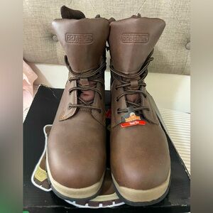NWT Mens Size 11 Brahma Vertex Steel Toe ASTM F 2413-18 Work Boot Tall Brown